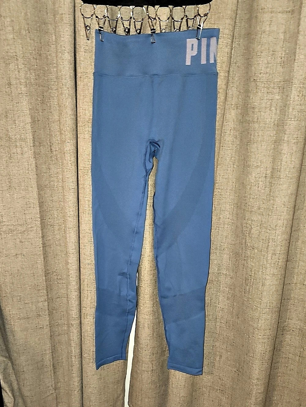 PINK Victoria's Secret Blue Athletic Leggings